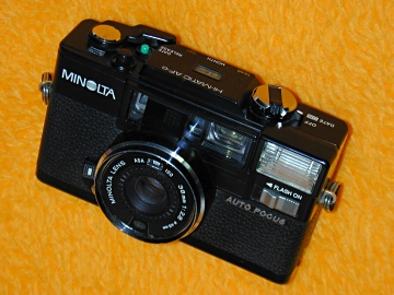 試写画像あり☆ MINOLTA HI-MATIC AF-D 初期動作保証☆ - フィルムカメラ